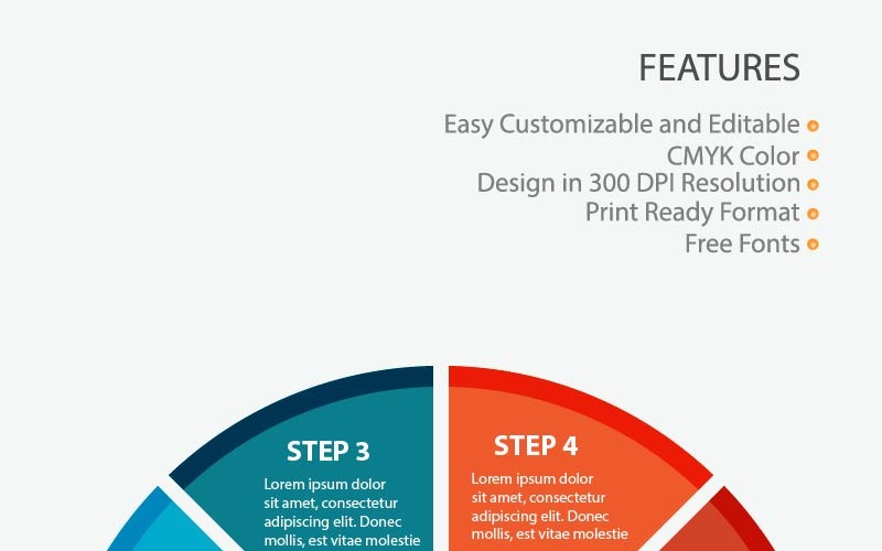 Ракета інфографіки елементів