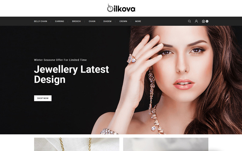 ювелирный магазин prestashop тема