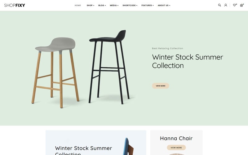 мебель woocommerce тема