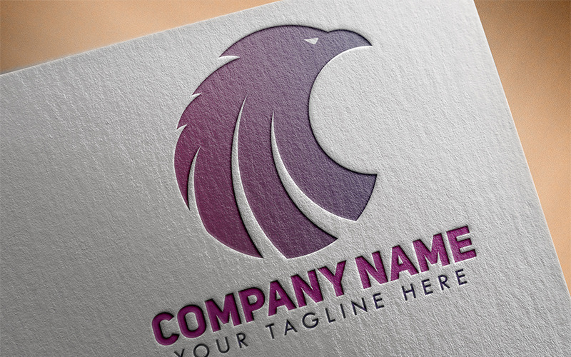 Download Шаблон логотипа "Eagle Logo Template" / Eagle Logo Template - Шаблон логотипа на тему графика creative eagle logo design 3d versatile professional unique modern wings