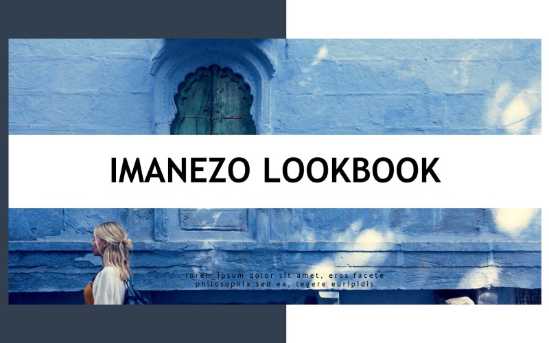 Imanezo - шаблон презентації для PowerPoint Lookbook