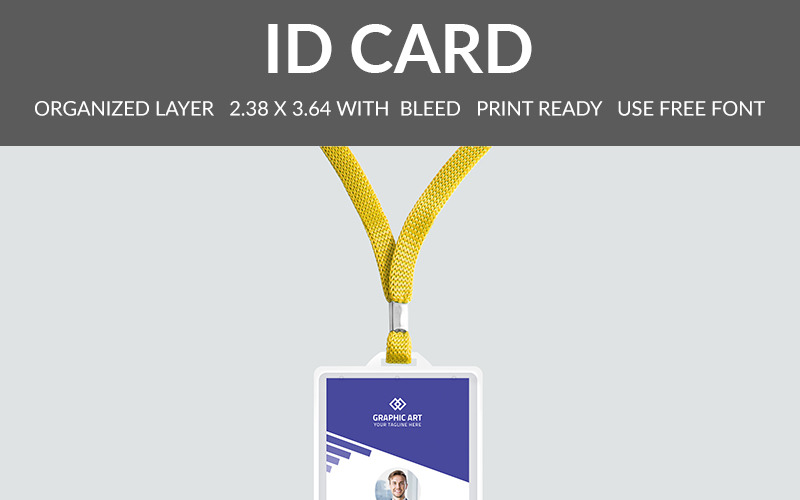 Office Id Card - шаблон фирменного стиля