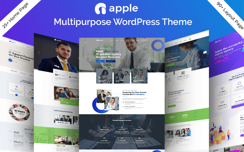 Apple - Multifunctioneel WordPress-thema