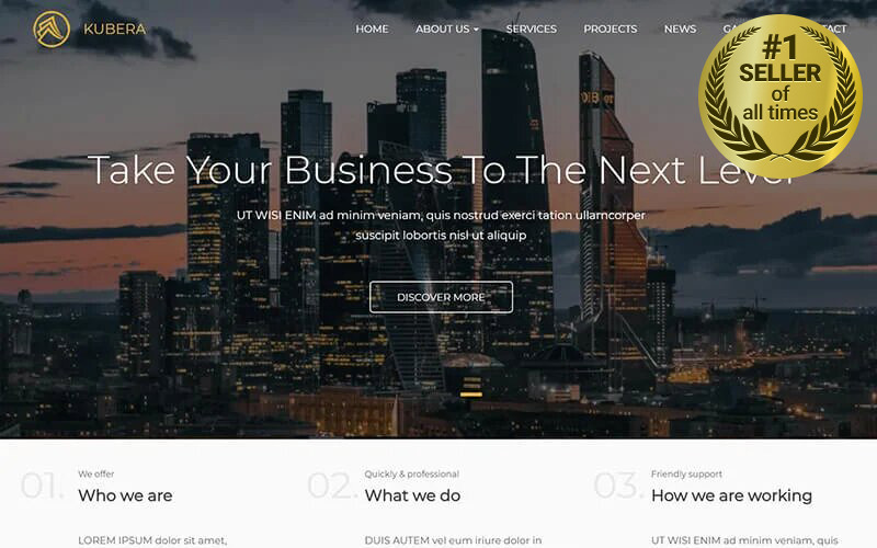 Kubera Responsive Multi-Purpose Szablon Drupal