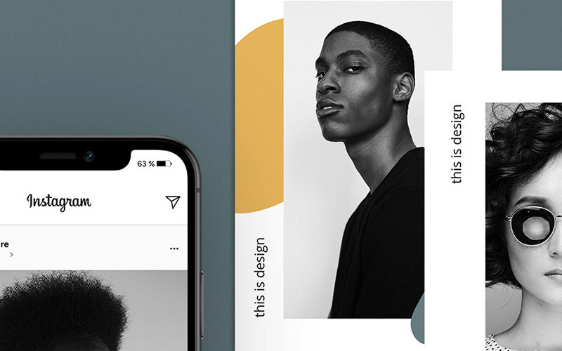 Download Шаблон для соцсетей "MOSY - Social Media Template" / MOSY - Social Media Template - Шаблон для соцсетей social media post stories pinterest template instagram advertising promotion sale product kit pack bundle photoshop lifestyle fashion design minimalistic marketing