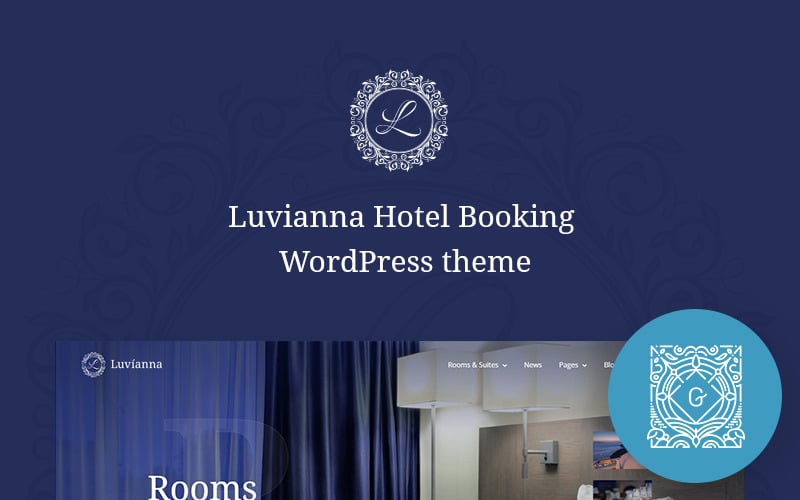 WordPress тема отеля - Luvianna