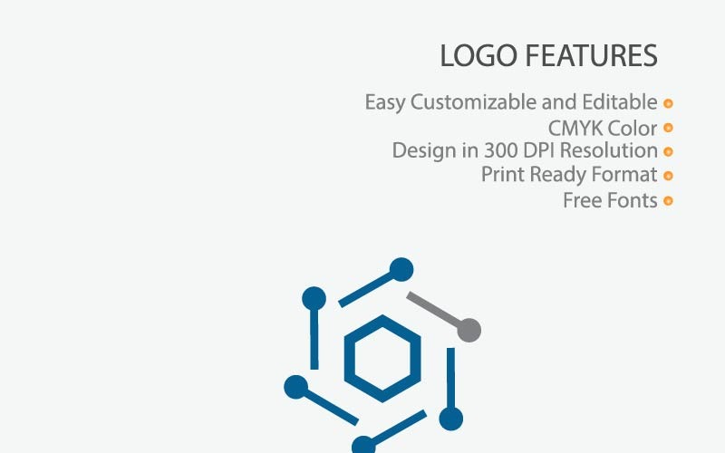 Download Шаблон логотипа "Blue Color Technology Logo Template" / Blue Color Technology Logo Template - Шаблон логотипа на тему графика logo design abstract vector icon template blue company business symbol element concept creative illustration corporate technology idea sign modern emblem