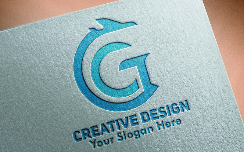 Download Шаблон логотипа "G Letter Logo Template" / G Letter Logo Template - Шаблон логотипа на тему графика creative modern logo design professional premium company letter website business brand versatile 3d