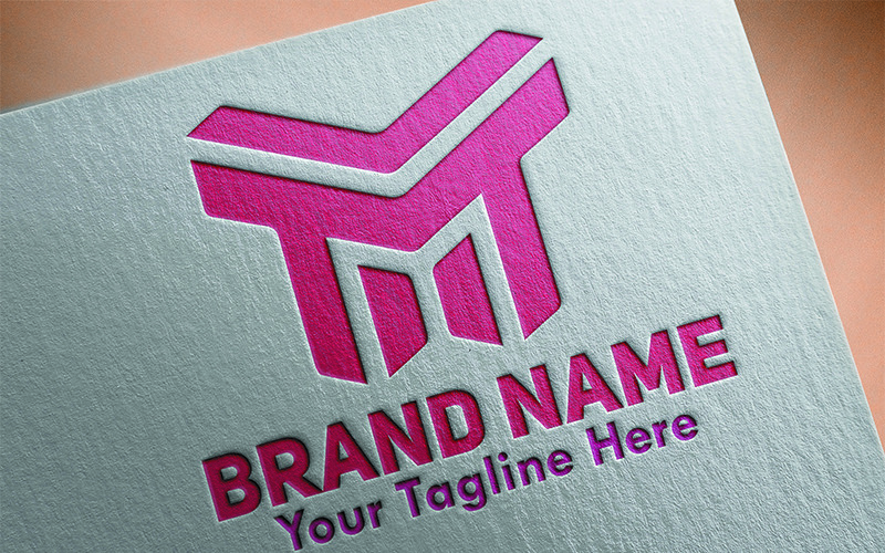 Download Шаблон логотипа "M Letter Logo Template" / M Letter Logo Template - Шаблон логотипа на тему графика creative modern professional brand business company logo design versatile premium 3d monogram unique