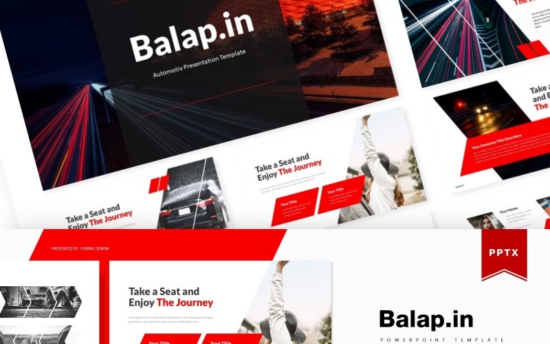 Modèle PowerPoint de Balapine