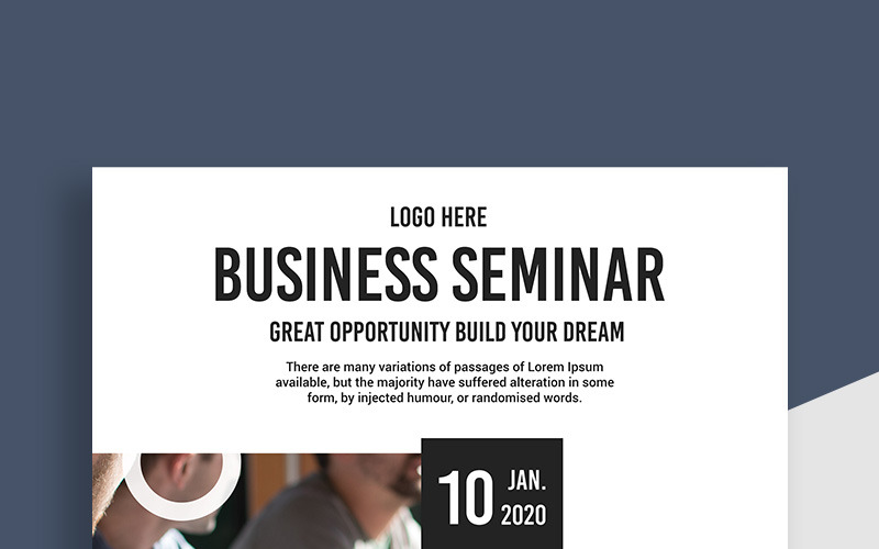 Download Фирменный стиль "Modern Seminar Flyer - Corporate Identity Template" / Modern Seminar Flyer - Corporate Identity Template - Фирменный стиль на тему графика business seminar flyer conference