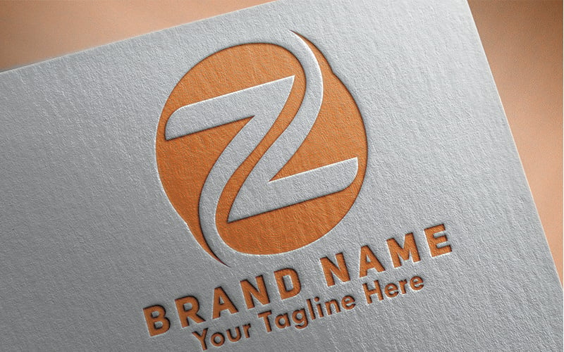 Z harfi logo şablonu