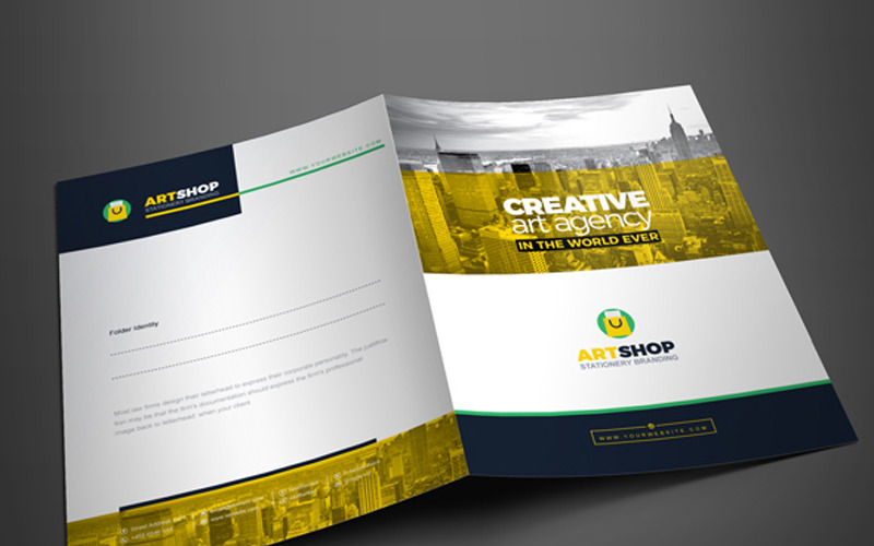 Download Фирменный стиль "Art Shop Stationery Branding Pack - Corporate Identity Template" / Art Shop Stationery Branding Pack - Corporate Identity Template - Фирменный стиль на тему графика a4 branding business letterhead clean corporate identity envelope folder letter head invoice new pad template word official presentation print ready