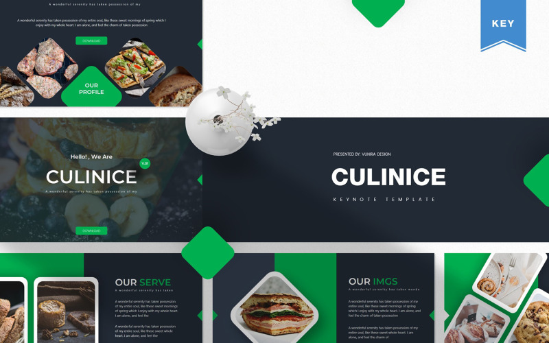 Culinice - Keynote-Vorlage
