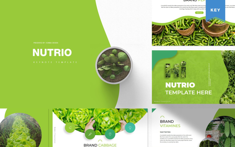 Nutrio - Modello di Keynote