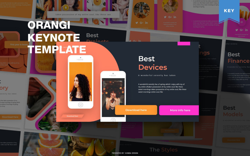 Orangi - Keynote-sjabloon