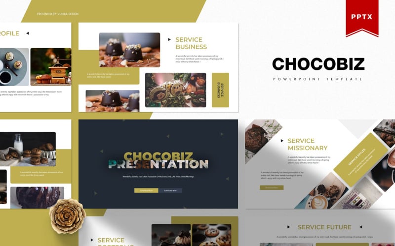 Chocobiz | Modèle PowerPoint