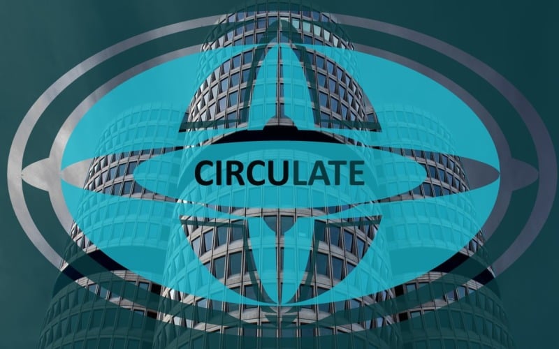 Circulate - Modern Business PowerPoint-mall