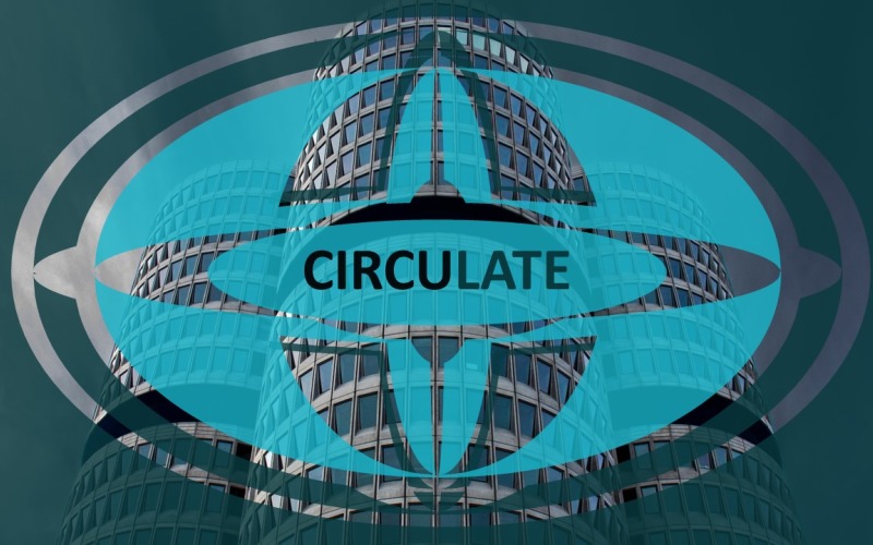 Circulate - Modern Business PowerPoint-Vorlage
