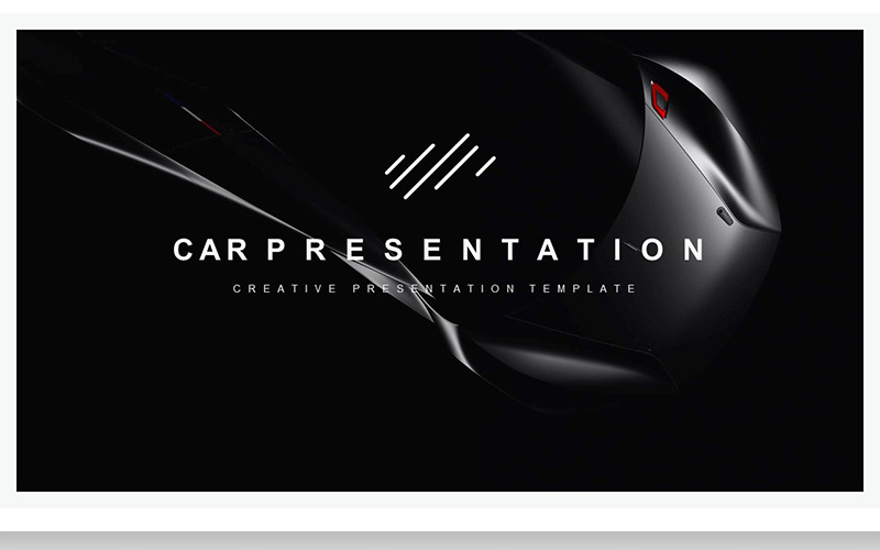 2019 Auto PowerPoint-sjabloon