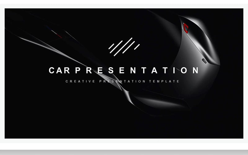 2019 bil PowerPoint-mall