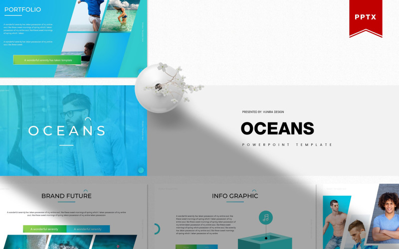 Oceány | PowerPoint šablona