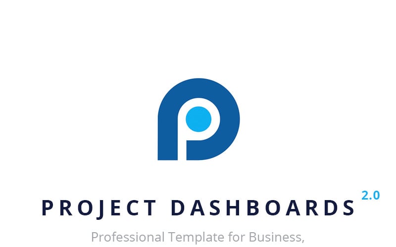 Project Dashboards 2.0 för PowerPoint-mall