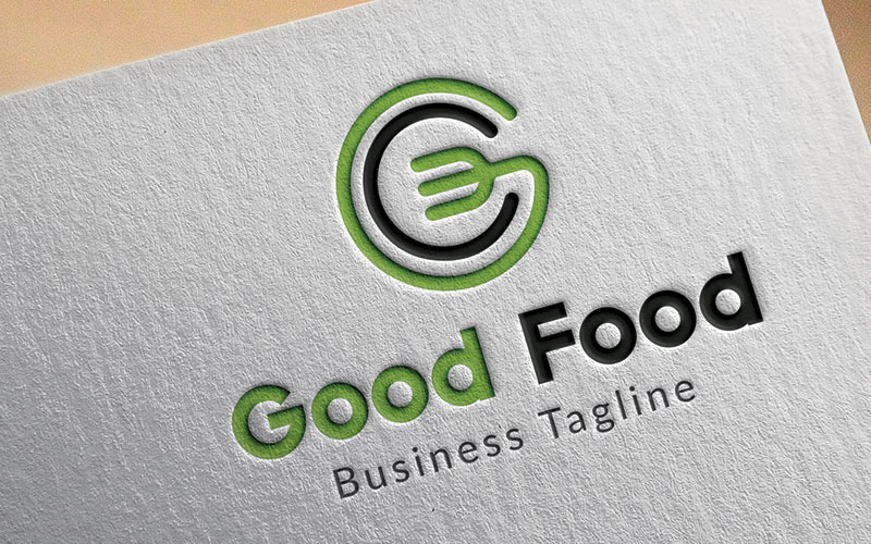 Logo-Vorlage für gutes Essen