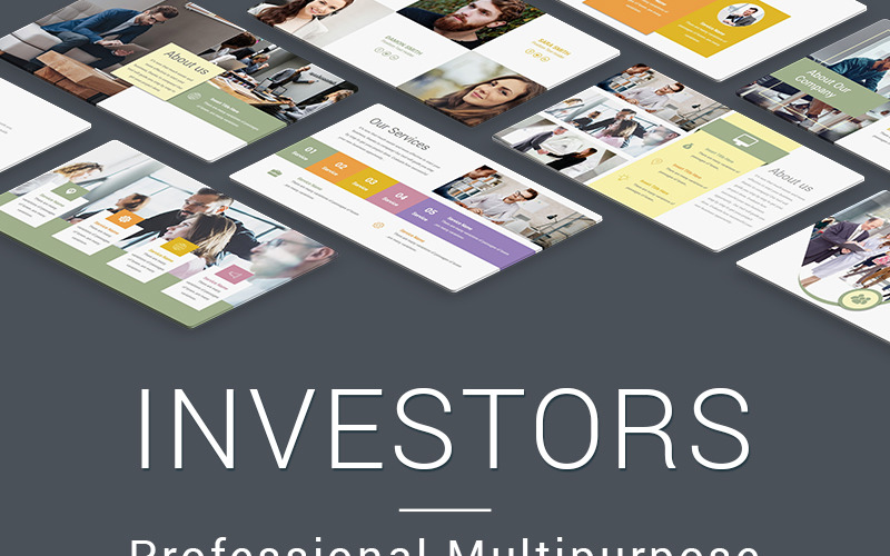 Modello Powerpoint Per Investitori Templatemonster