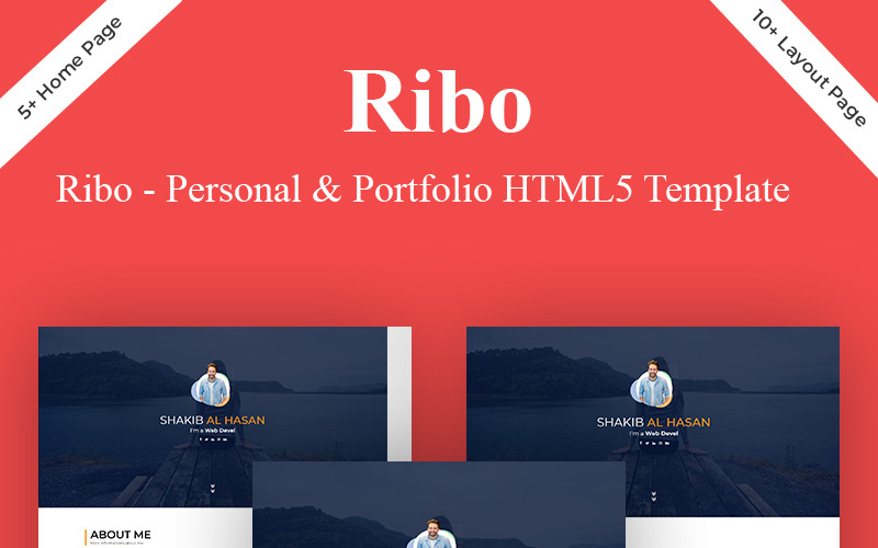 Personal Portfolio HTML5 Landing Page Template
