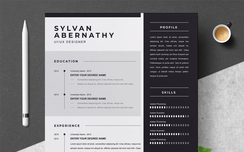 Modèle de CV Sylvan