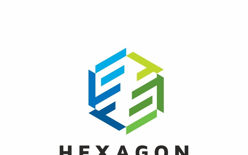 Altıgen Logo Şablonu