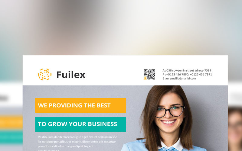 Download Фирменный стиль "Fuilex -  Cleen - Corporate Identity Template" / Fuilex -  Cleen - Corporate Identity Template - Фирменный стиль на тему графика flyer corporate corporate creative flyer travel business card card liflet computer internet stationery id kit blue hi-quality official symple green