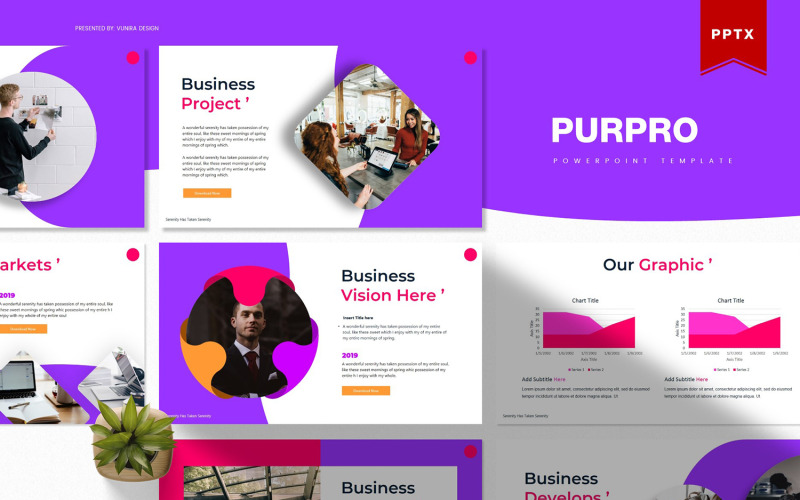 Purpro | Modèle PowerPoint