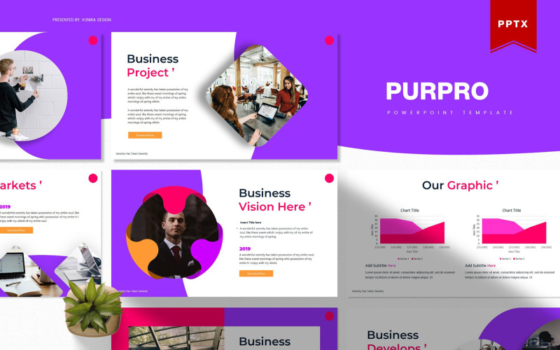 Purpro | Modello PowerPoint