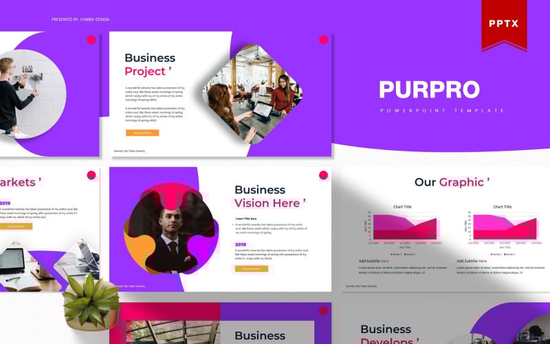 Purpro | PowerPoint sablon
