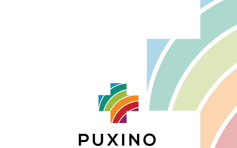 Download Шаблон логотипа "Puxino Logo Template" / Puxino Logo Template - Шаблон логотипа на тему графика 