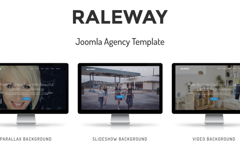 Raleway - Responsive OnePage Joomla Template