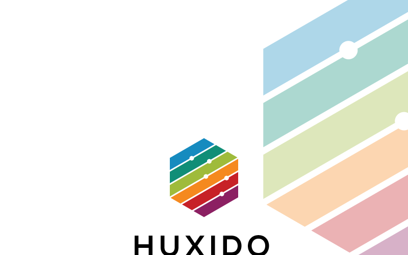 Шаблон логотипа Huxido
