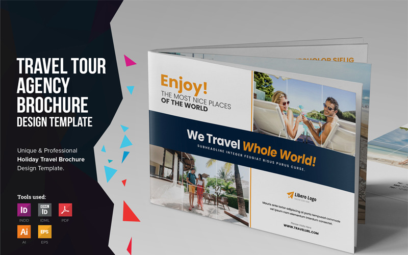 Ruba - Brochure de voyage de vacances - Modèle d'identité d'entreprise