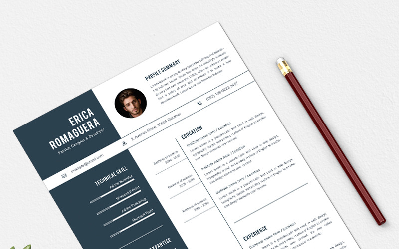 designer microsoft word elegant resume template