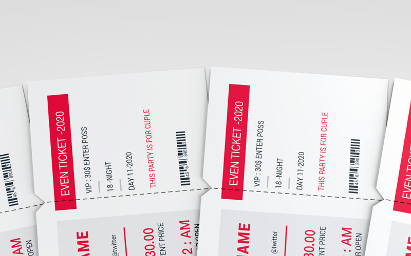 Download Фирменный стиль "Event Ticket - Corporate Identity Template" / Event Ticket - Corporate Identity Template - Фирменный стиль на тему графика ticket event liflet computer internet stationery poster id kit blue hi-quality official symple business logo professional modern art standard creative