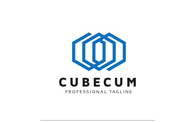 Download Шаблон логотипа "Infinity Hexagon Logo Template" / Infinity Hexagon Logo Template - Шаблон логотипа на тему графика business data development endless hexa hexagon infinity information loop modern professional share simple studio