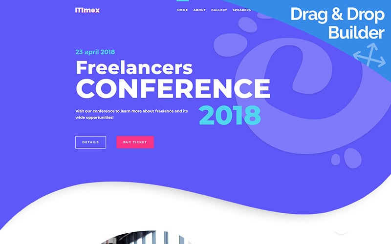 ITImex - Conference Moto CMS 3 Template