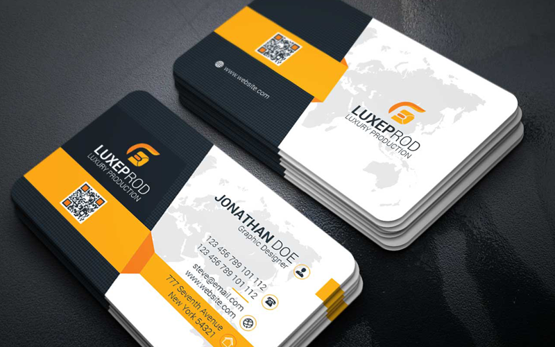 Luxe Business Card - Modelo de Identidade Corporativa