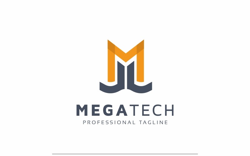 Download Шаблон логотипа "Megatech - M Letter Logo Template" / Megatech - M Letter Logo Template - Шаблон логотипа на тему графика chrome company ecommerce factory forge future glossy gun hard iron letter m manufacture men metal modern mountain peak power plant