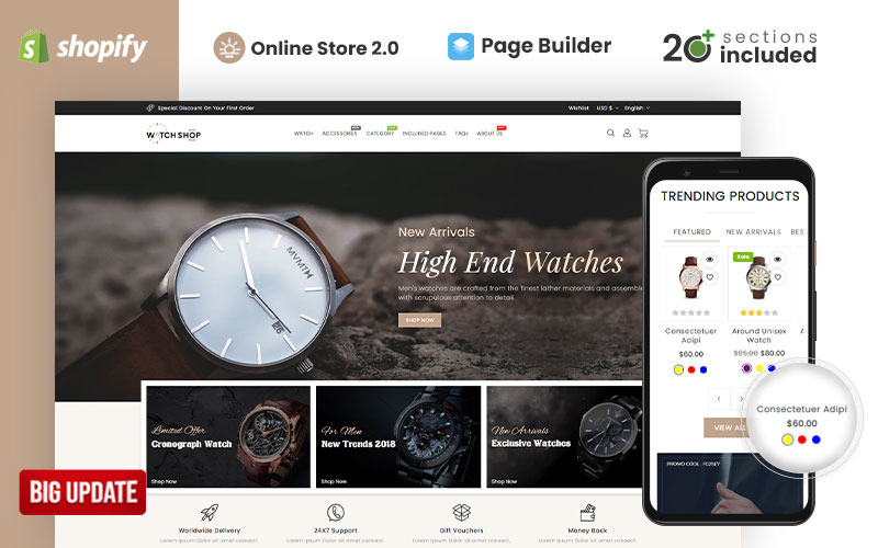 Watch Store Shopify téma