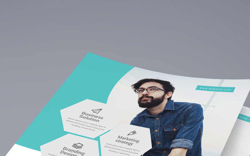 Download Фирменный стиль "Bostrap -  Creative Flyer - Corporate Identity Template" / Bostrap -  Creative Flyer - Corporate Identity Template - Фирменный стиль на тему графика flyer corporate corporate creative flyer travel business card card liflet computer internet stationery id kit blue hi-quality official symple green