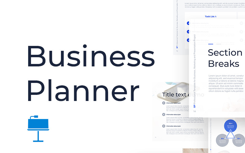 Business Planner - Keynote template