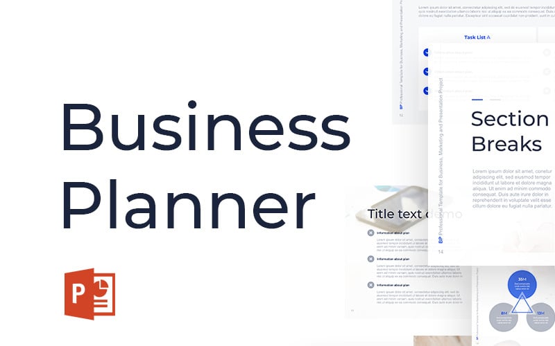 Šablona PowerPoint Business Planner
